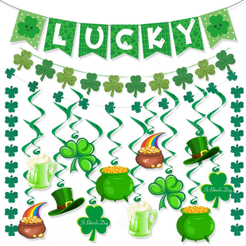 Irish Party Decorations St Patrick's Day Banner Pendant