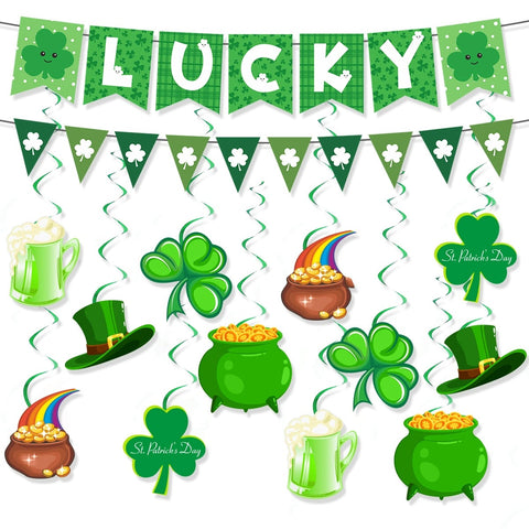 Irish Party Decorations St Patrick's Day Banner Pendant