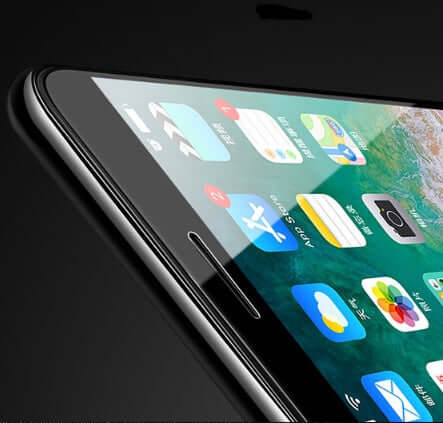 Close-up of a phone screen showcasing apps, highlighting the sleek design of the Magnetic Privacy Phone Case.