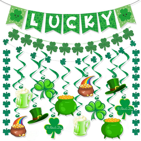 Irish Party Decorations St Patrick's Day Banner Pendant