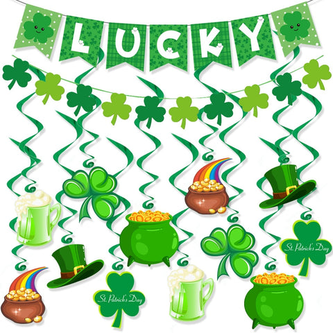 Irish Party Decorations St Patrick's Day Banner Pendant