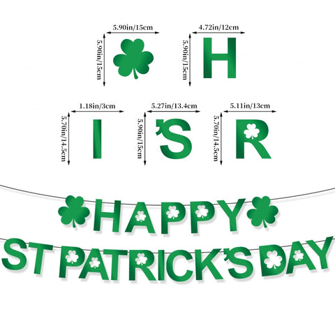 Irish Party Decorations St Patrick's Day Banner Pendant